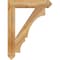 Ekena Millwork Balboa Arts & Crafts Rough Sawn Bracket, Western Red Cedar, 4"W x 24"D x 32"H BKT04X24X32BOA03RWR - alternate 3
